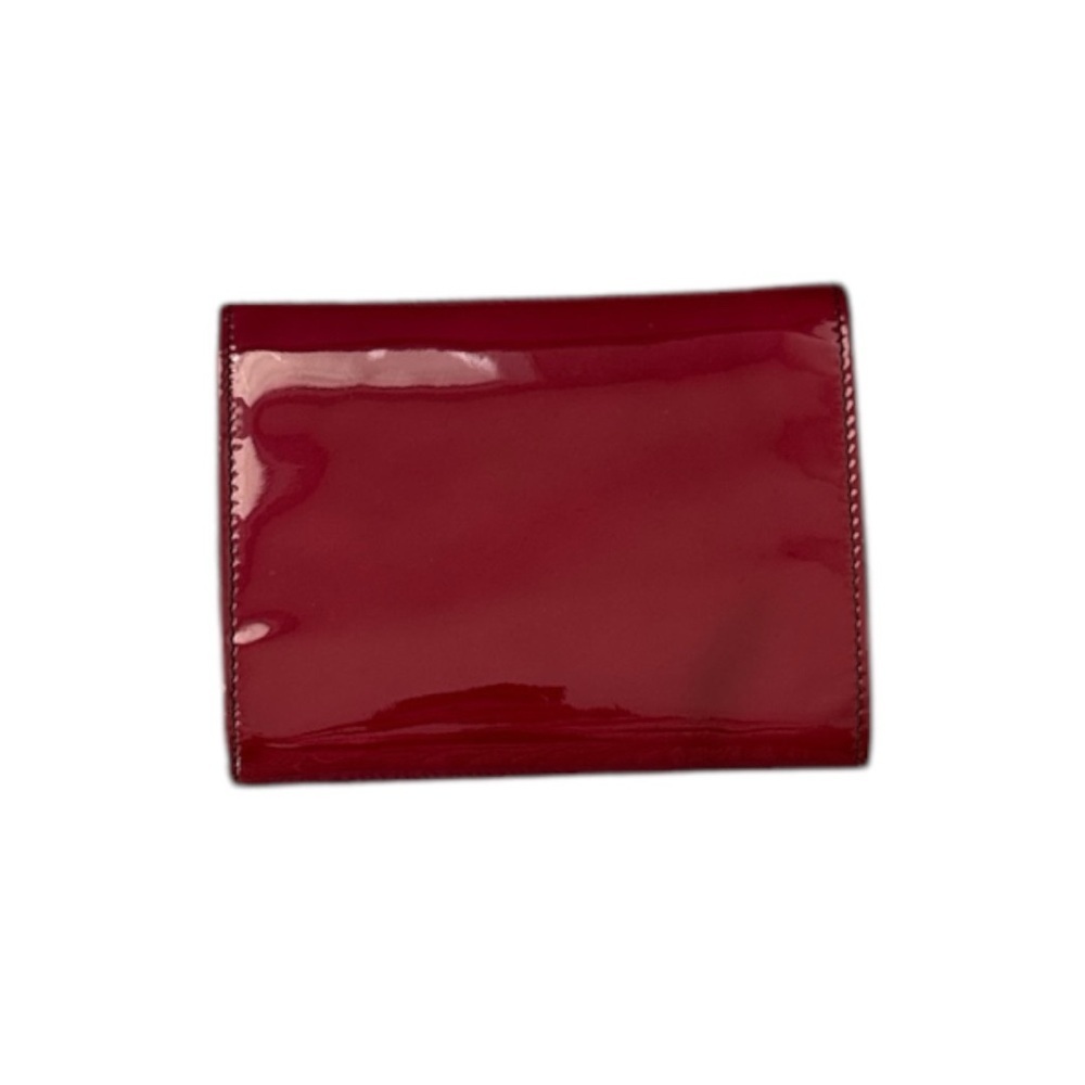 Valentino Garavani Red Patent Leather Wallet - Picture 2 of 15
